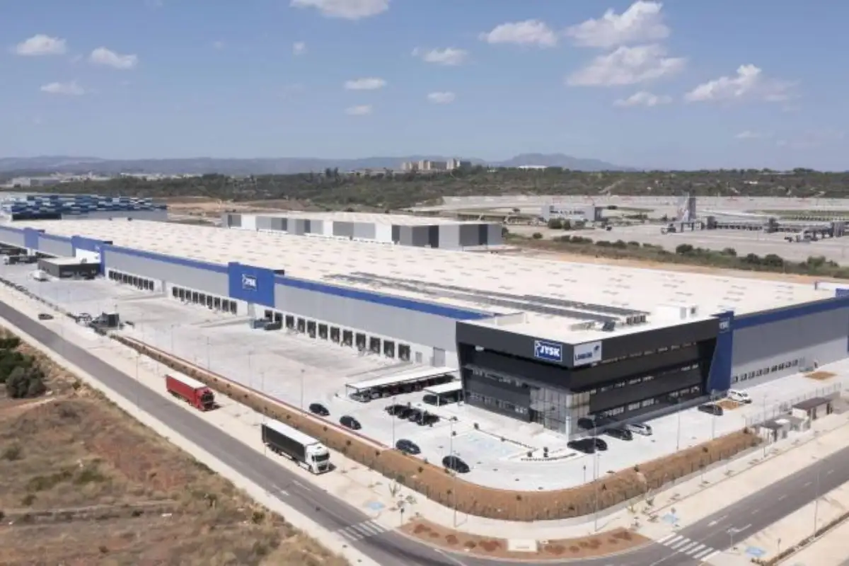 Images of the manufacturing plant and warehouse of the leading furniture manufacturer JYSK Denmark