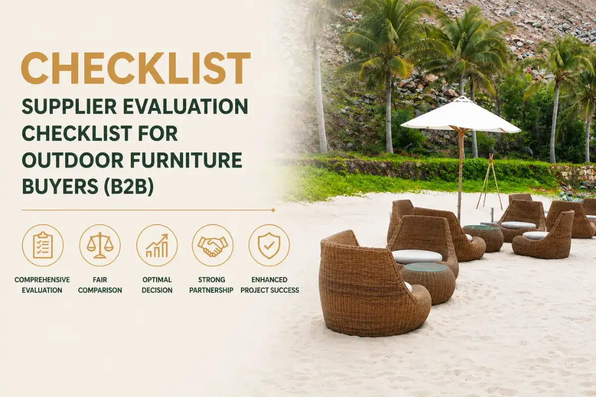 Outdoor Furniture Supplier Checklist for Outdoor Furniture Buyers