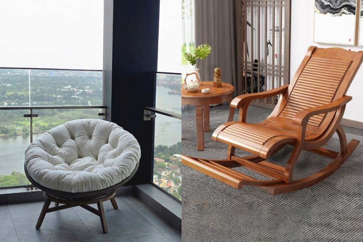 Ghế lười thư giãn tiện dụng cho cả nội thất lẫn ngoại thất
