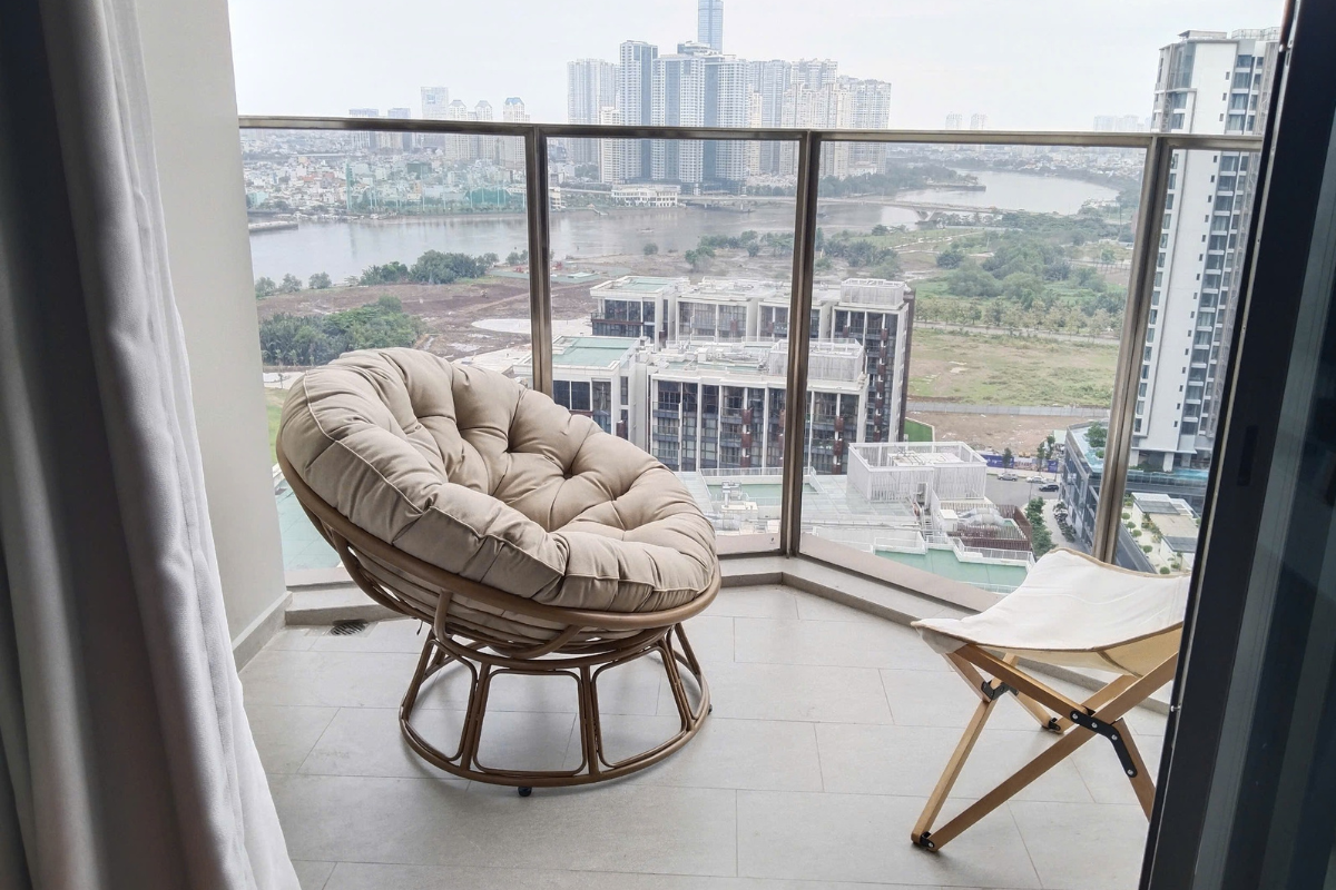 Ghế Papasan sự lựa chọn hoàn hảo vừa điểm nhấn cho hiên nhà vừa để thư giãn 