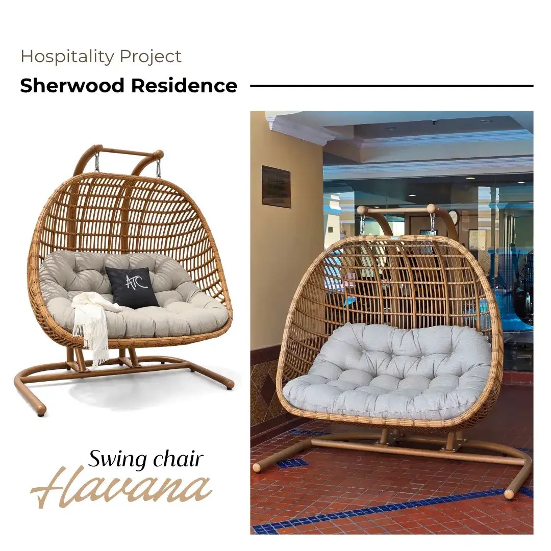 Outdoor Swing Chair Delivery at Sherwood Residence