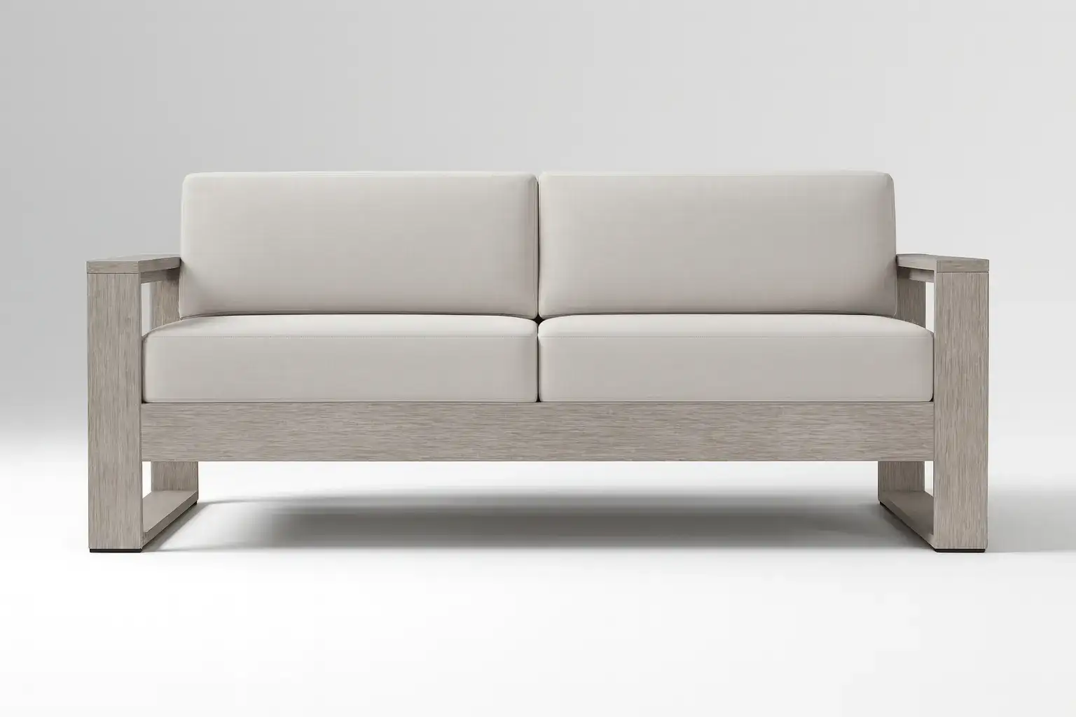 Ghế sofa ngoài trời bằng khung gỗ với vẻ đẹp gần gũi với thiên nhiên