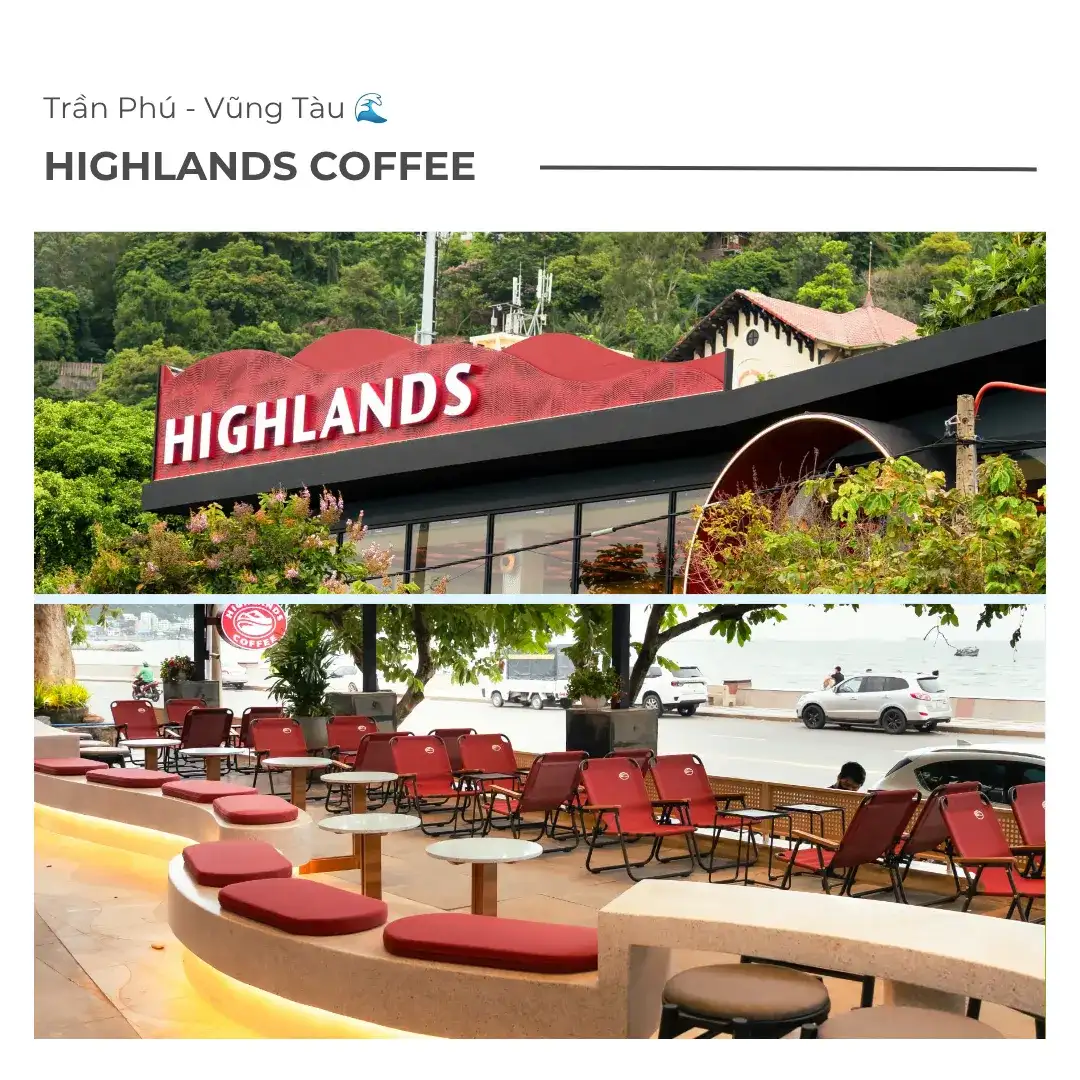 Giao Bàn Ghế Ngoài Trời Cho Highlands Coffee Trần Phú Tại Vũng Tàu