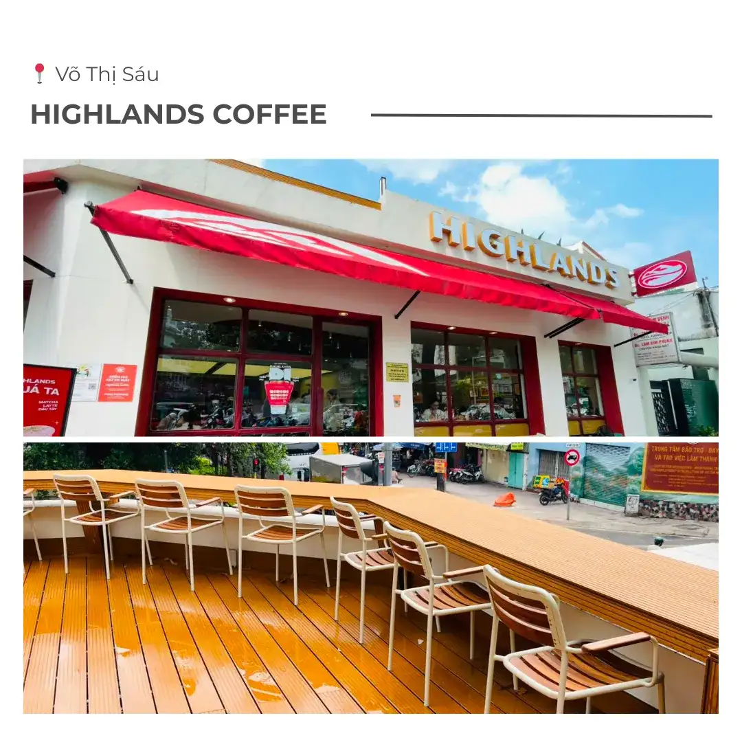 Giao sản phẩm cho HIGHLAND Võ Thị Sáu