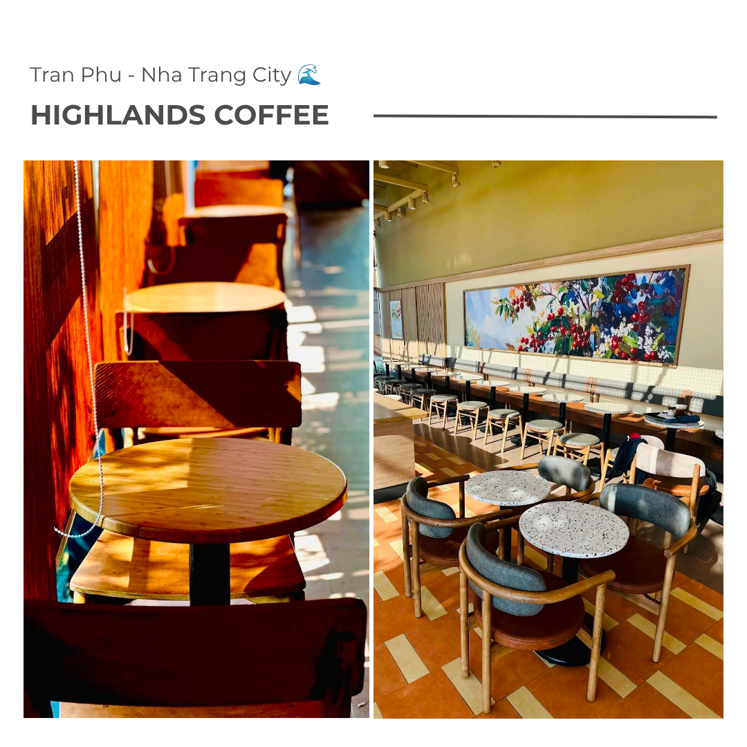Outdoor Furniture Delivery for Highlands Coffee in Nha Trang
