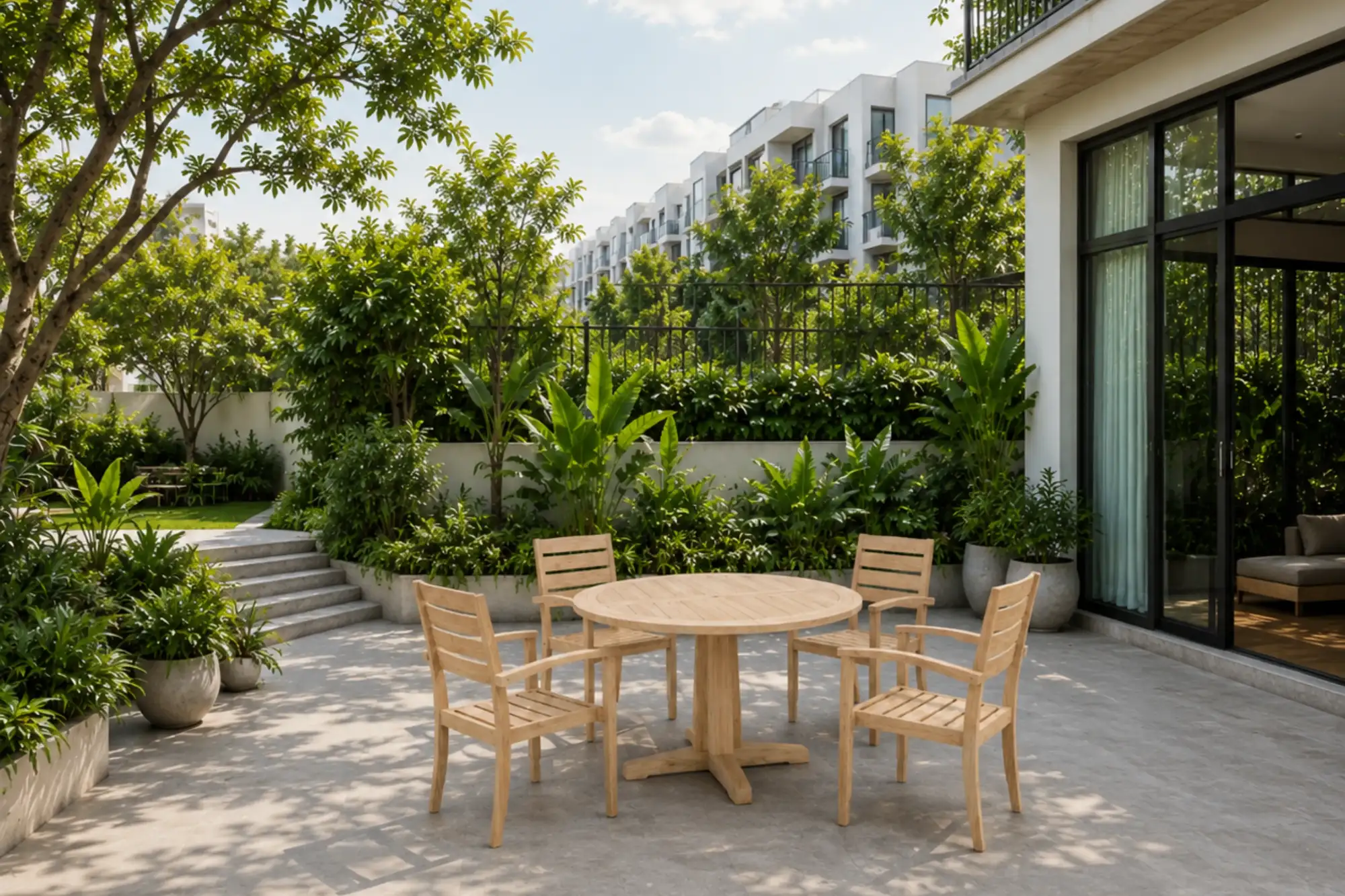 Cách Trang Trí Cây Cảnh Ngoài Sân Giúp Không Gian Xanh Và Đẹp Hơn