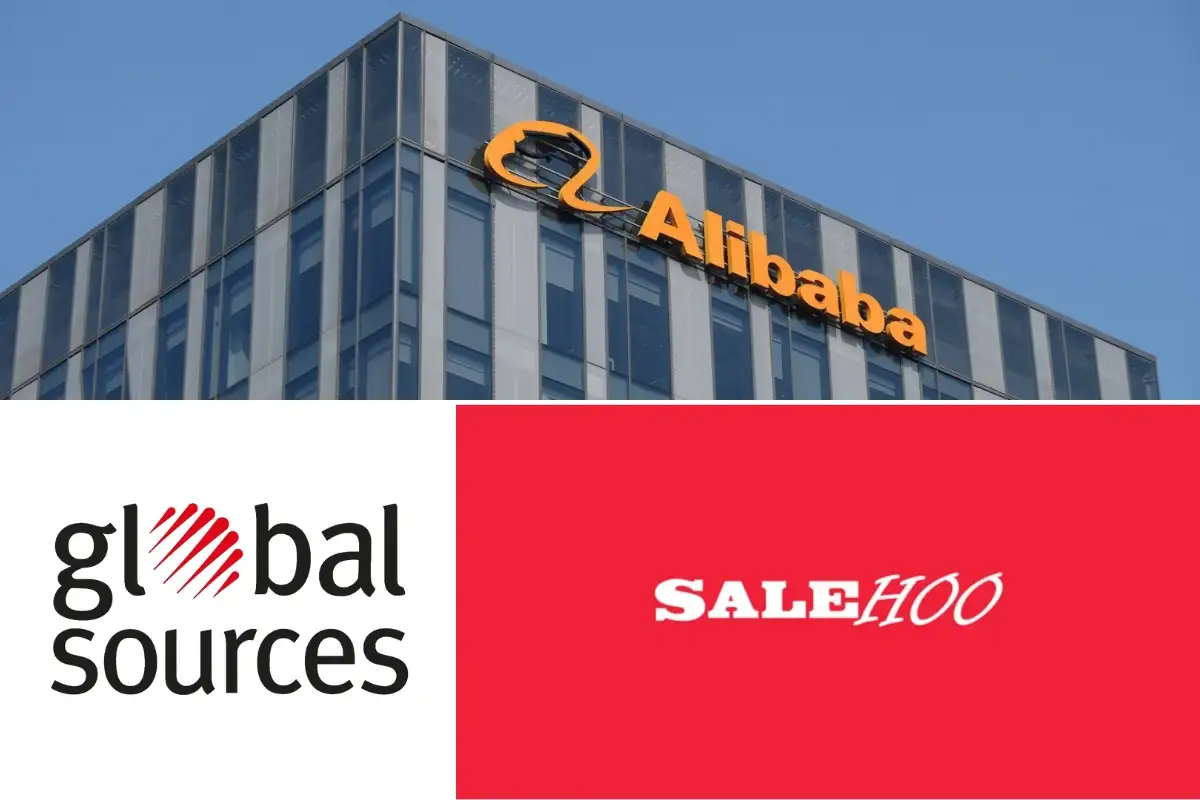 Logos of popular wholesale e-commerce platforms