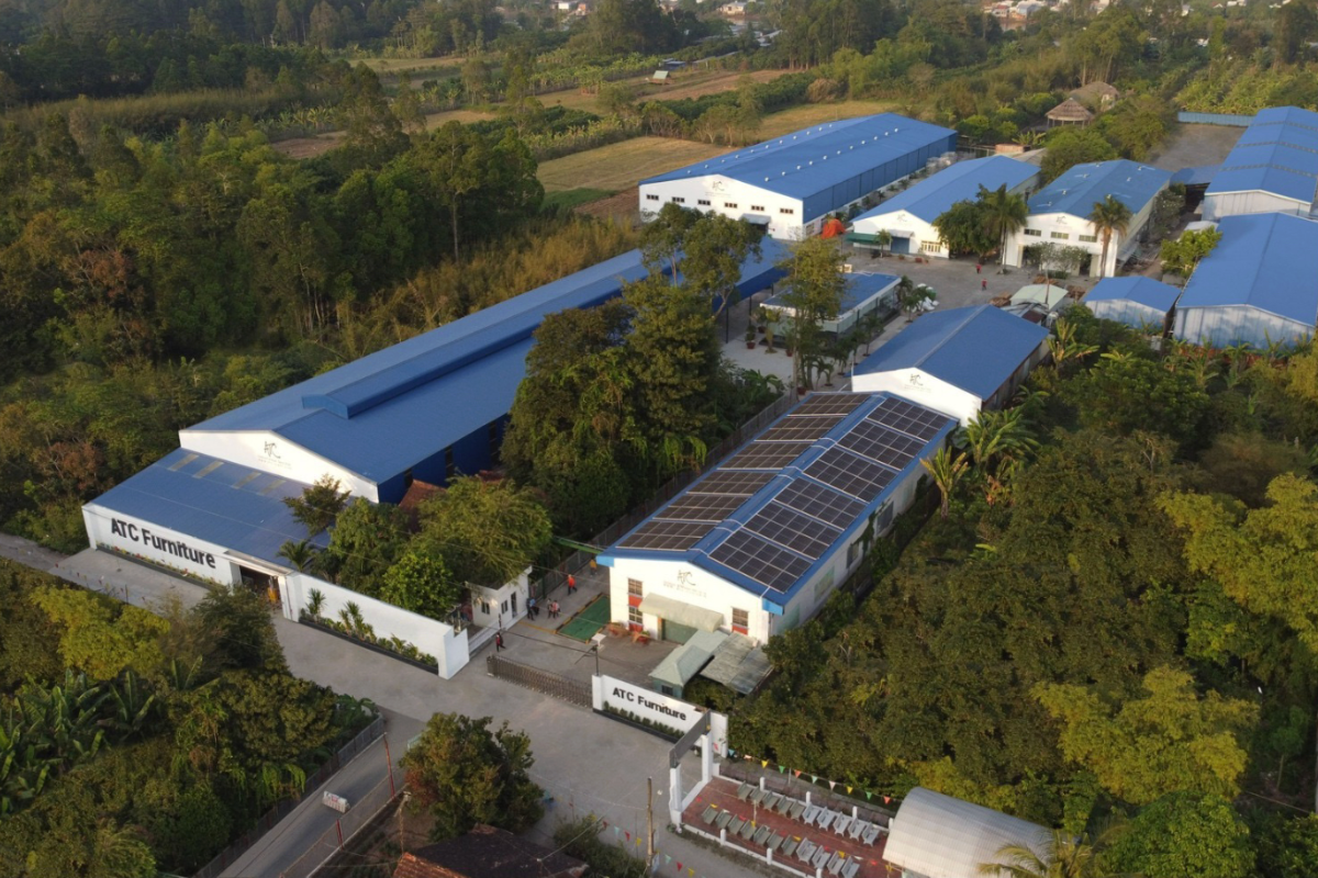 ATC Furniture factory in Vietnam producing high-quality outdoor lounges, dining sets, and modular seating