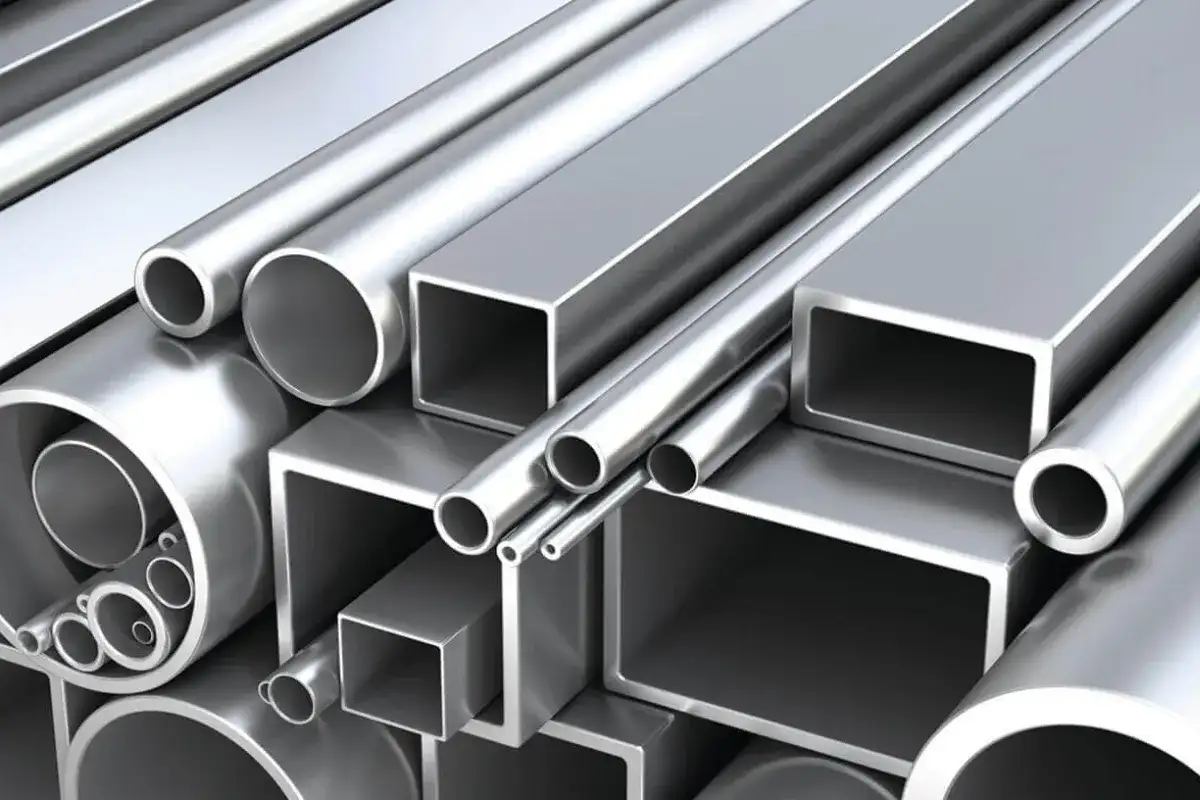 Aluminum tube profiles used for resort patio furniture frames