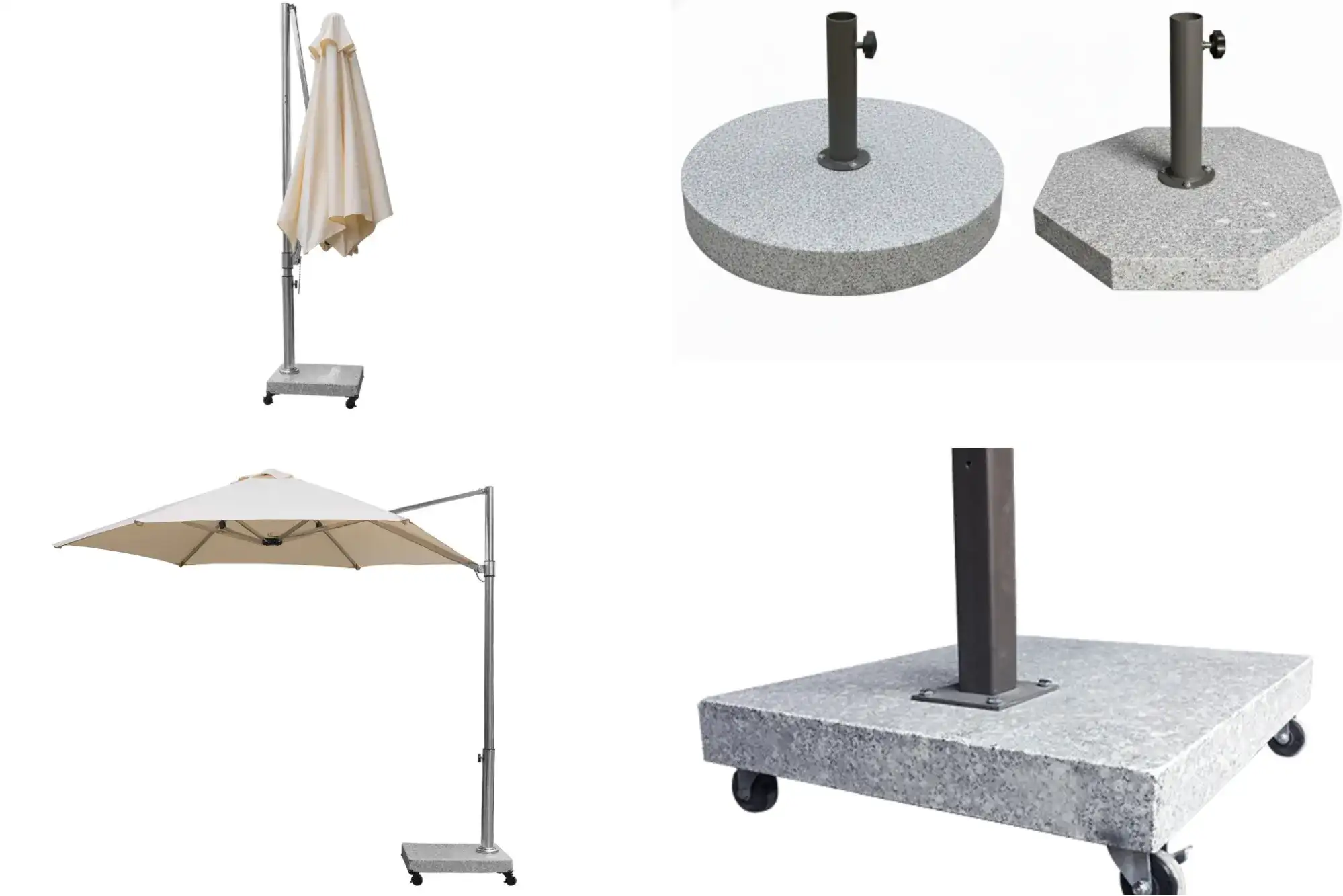 Hình ảnh dù ngoài trời giải pháp che nắng cho không gian sân vườn