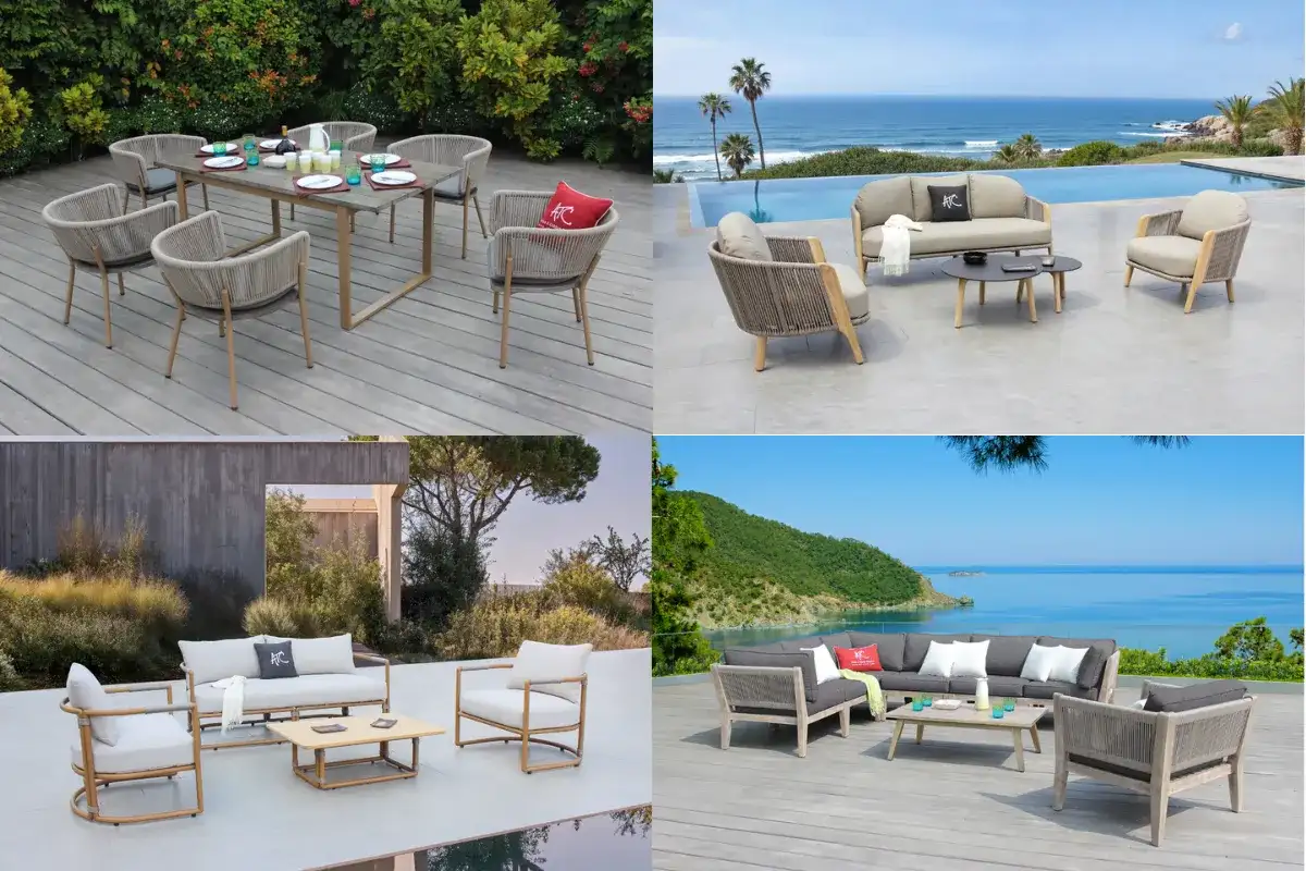 Những sản phẩm nội thất ngoài trời góp phần tạo nên sự sang trọng cho không gian