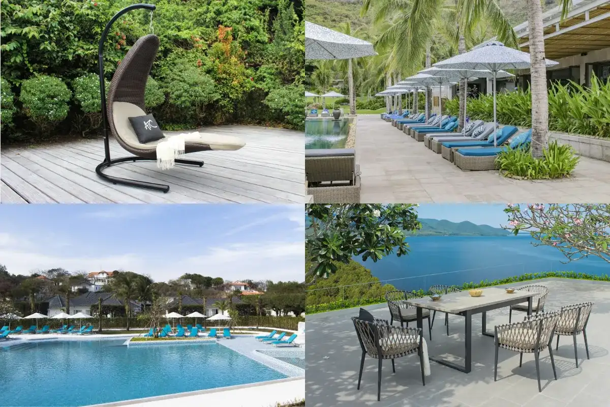 Dự án ngoại thất ngoài trời của ATC Furniture là điều không thể thiếu cho không gian nghỉ dưỡng đẳng cấp