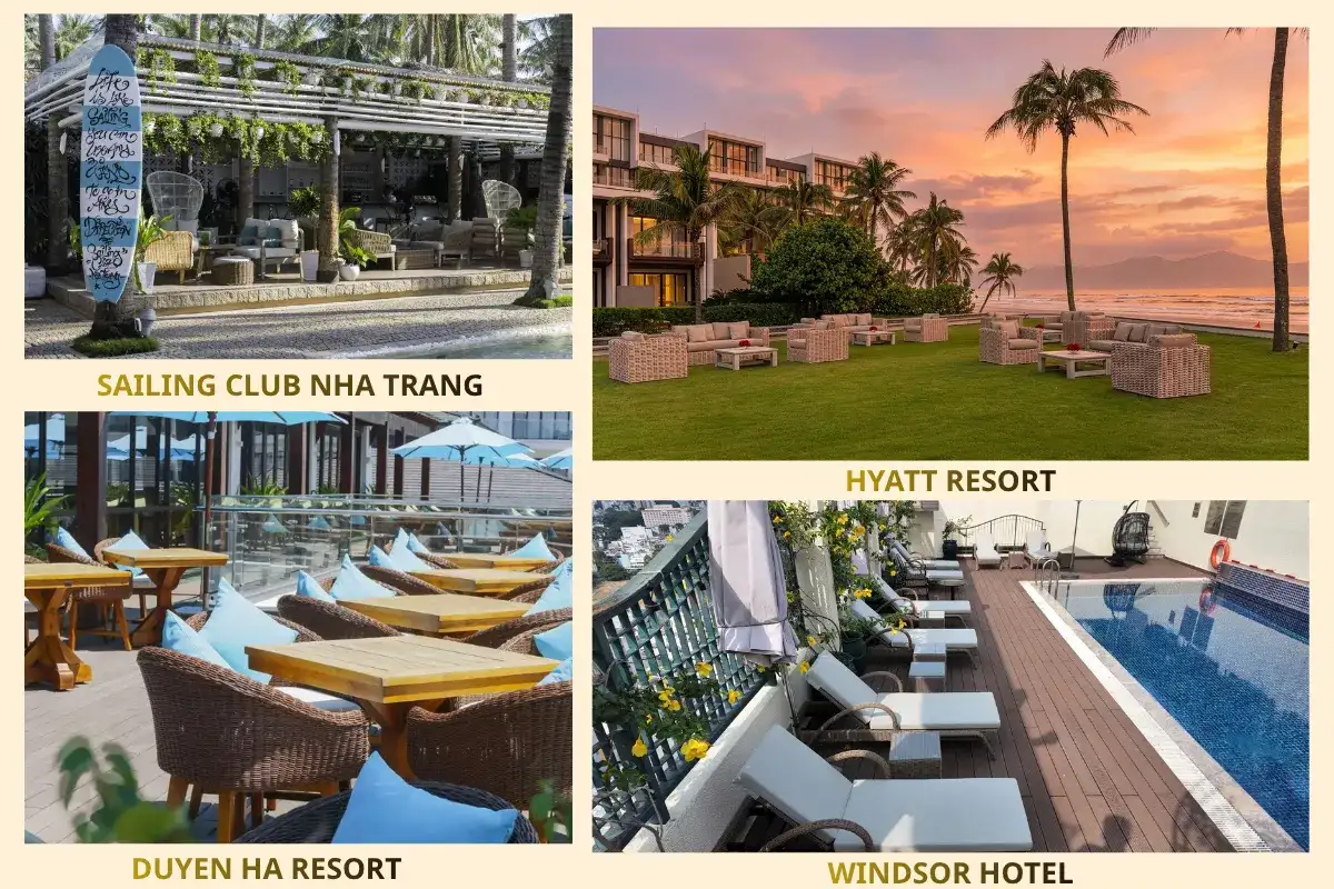 ATC Furniture hospitality project portfolio featuring resort, hotel, and outdoor commercial spaces