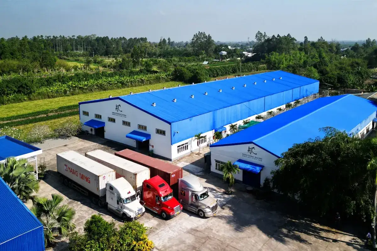 ATC Furniture manufacturing facility supporting OEM and ODM outdoor furniture production