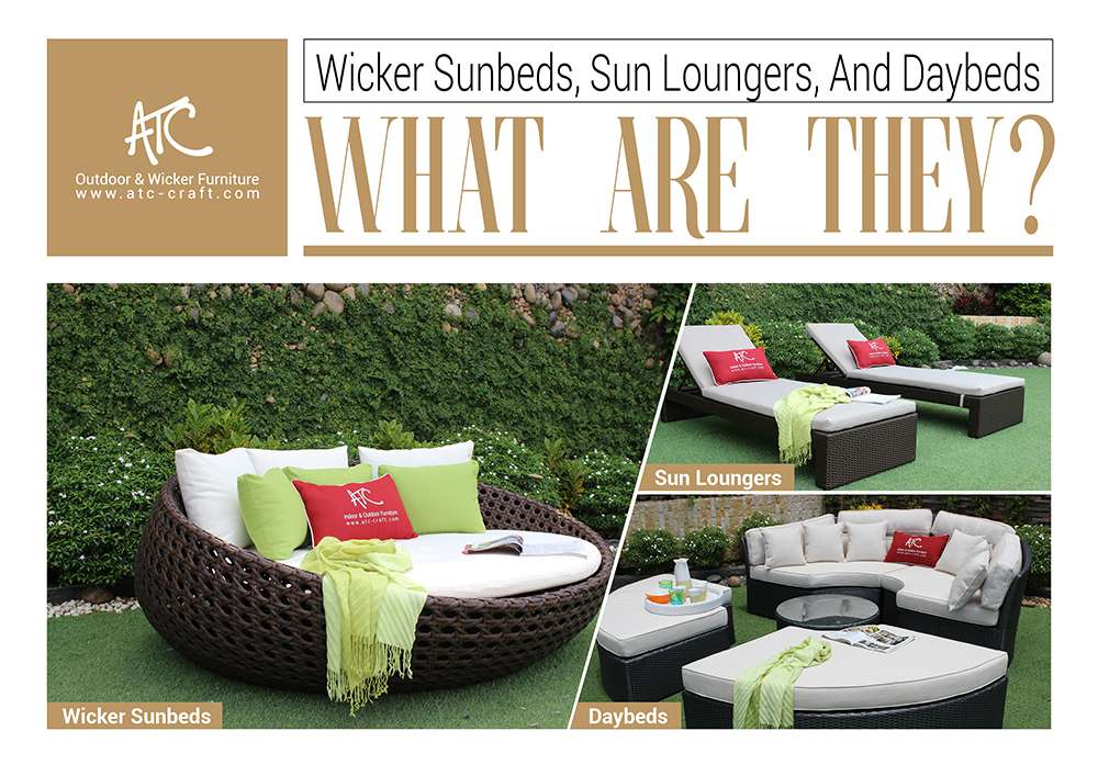 Wicker Daybeds, Sun Loungers, And Sunbeds: What Are They?