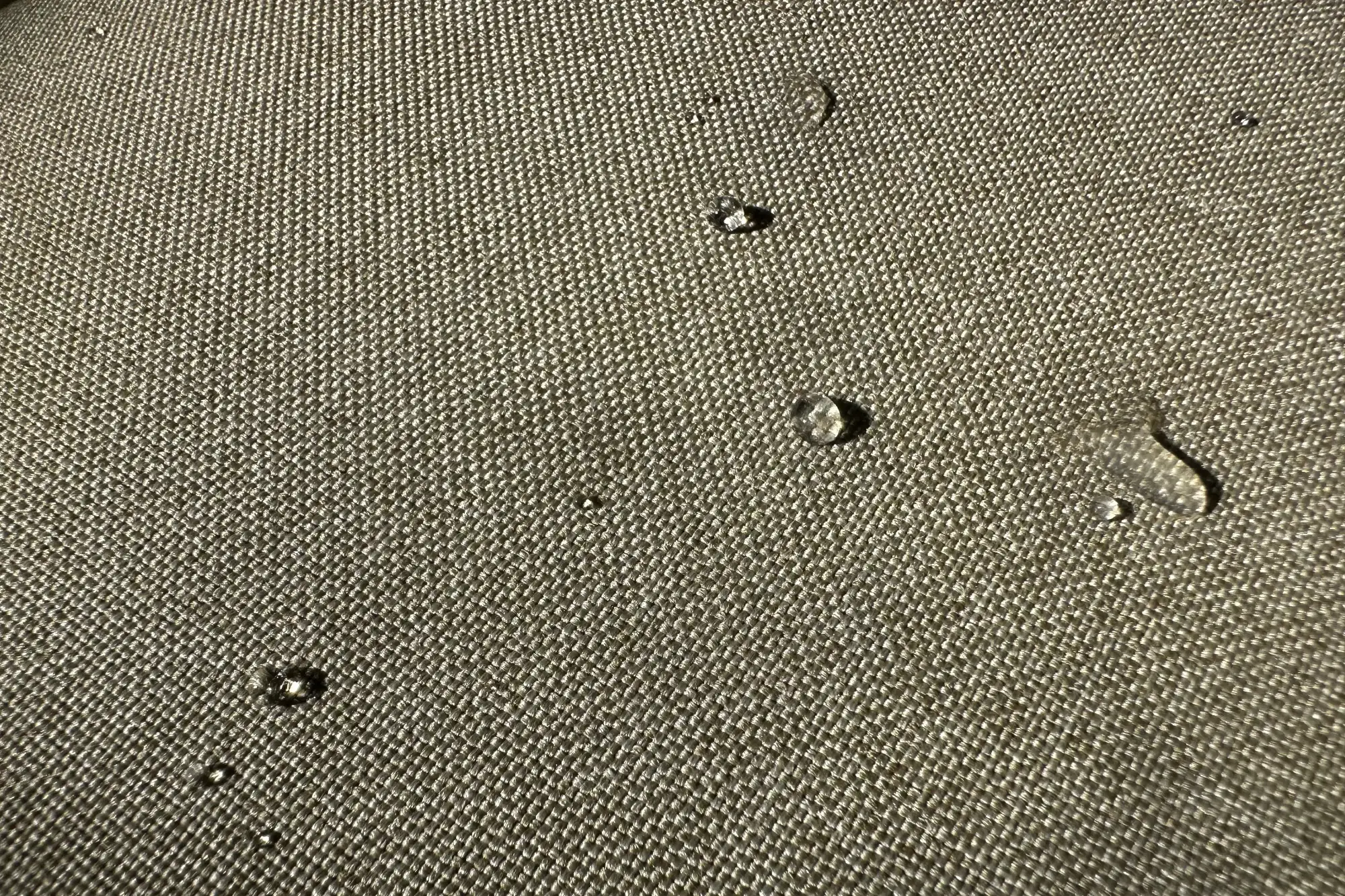 Water-repellent fabric used in ATC Furniture products