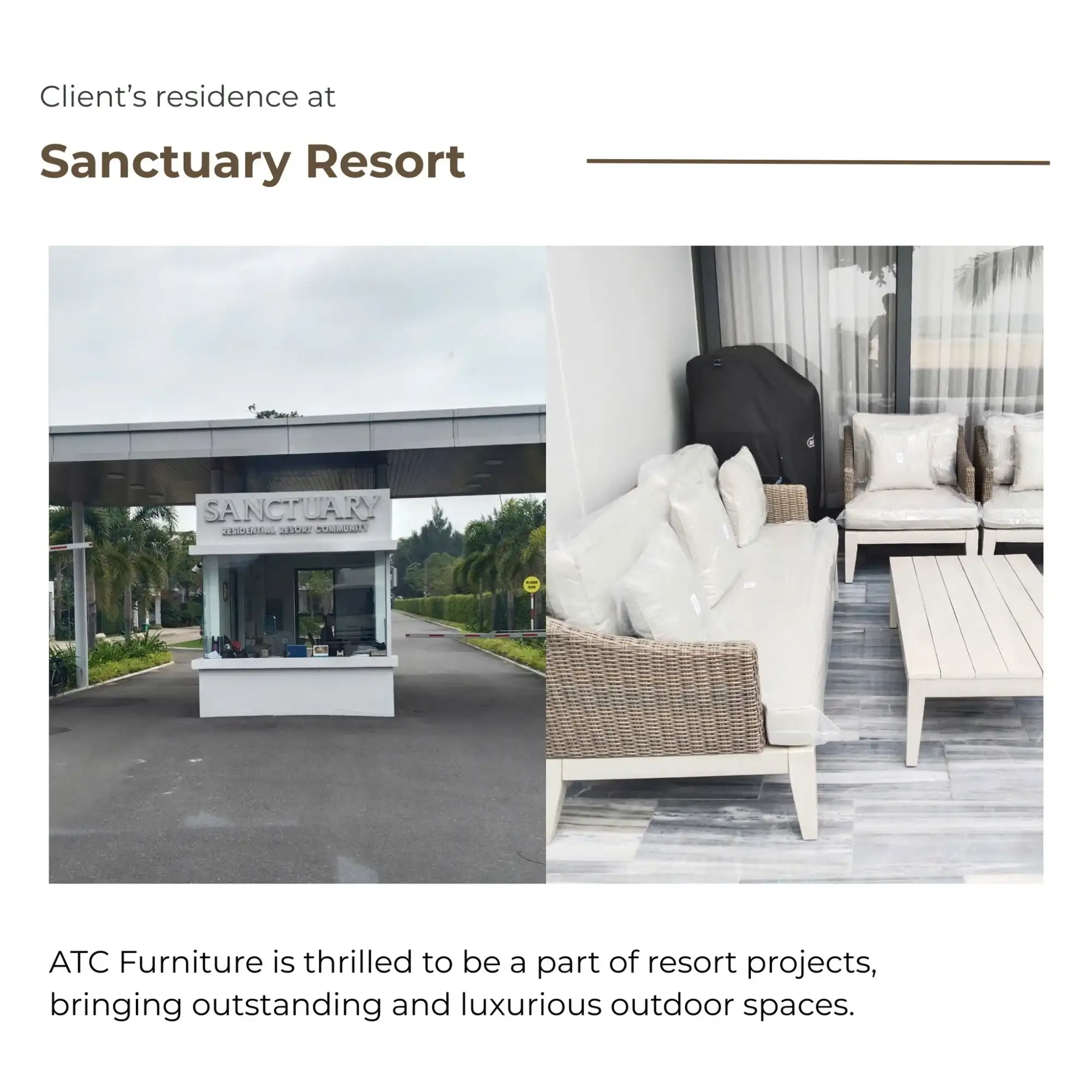 Sanctuary Resort delivery 2