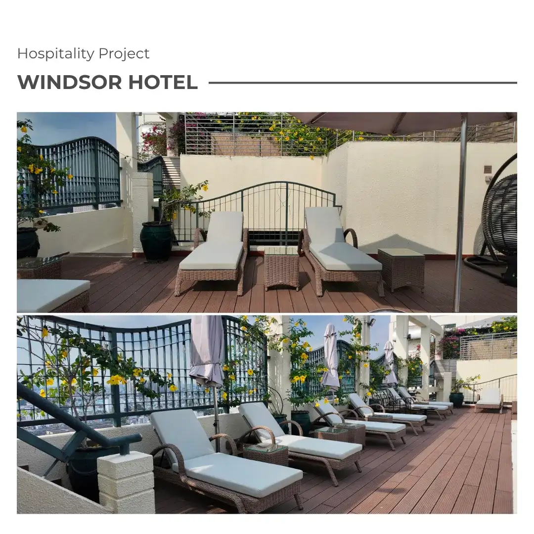 Sun Lounger Delivery for Windsor Hotel