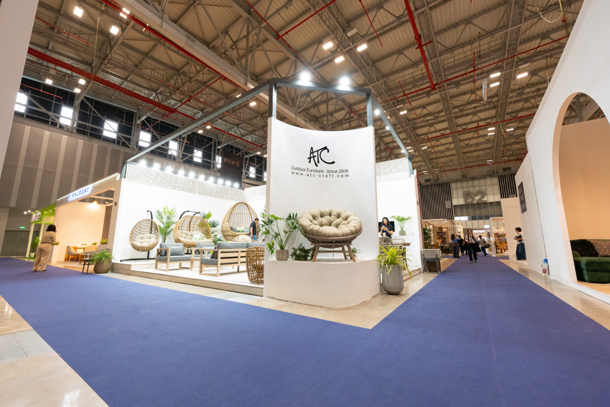 ATC Furniture booth at HAWA Expo 2026 located at Lobby A AL01 to AL11 at SECC