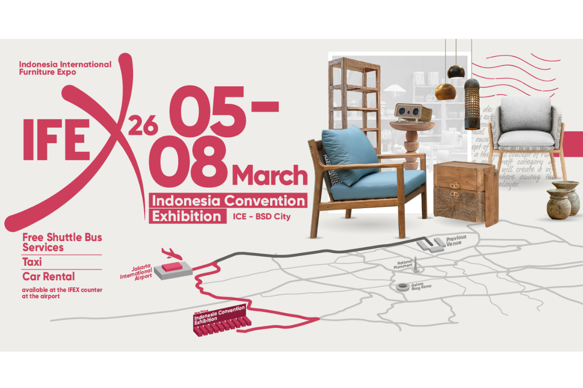 IFEX 2026 official event banner showing dates 05 to 08 March at ICE BSD City Indonesia 