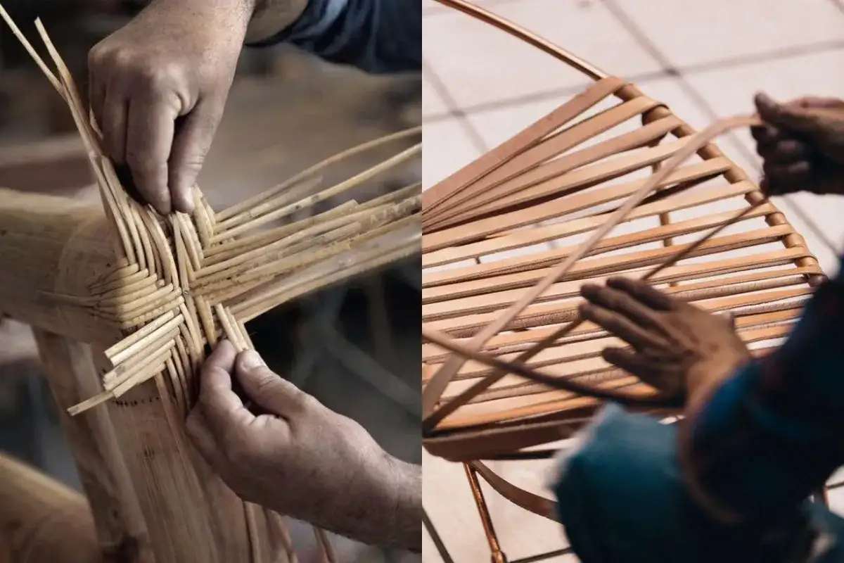 Bộ bàn ghế ăn bằng mây với chất liệu nhựa PE sự lựa chọn cho nội thất có kinh phí thấp