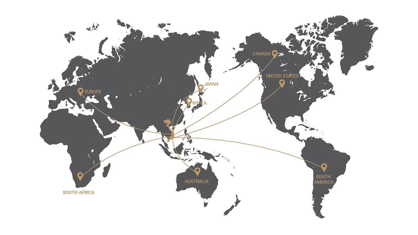 45+ Countries Export