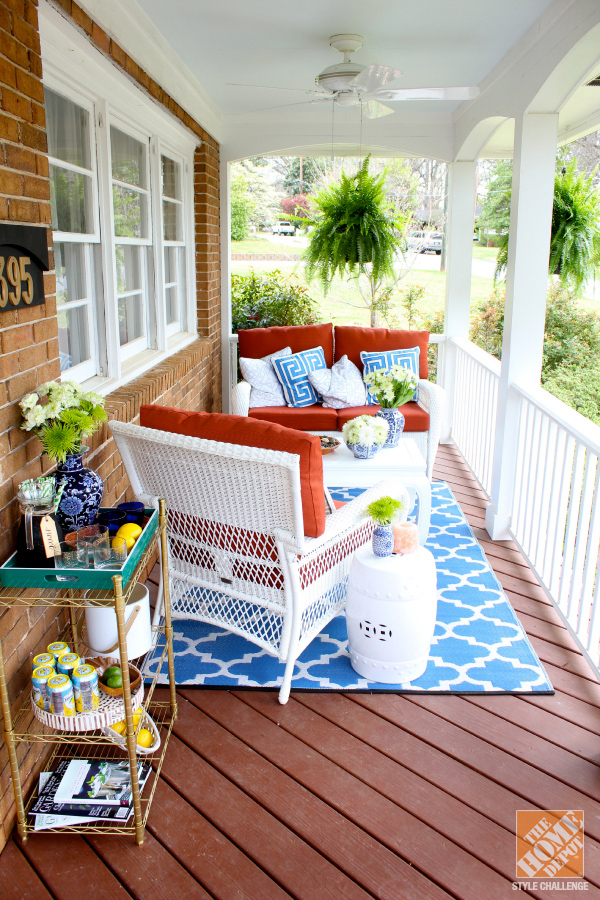 Be creative with color to bring style to front porches
