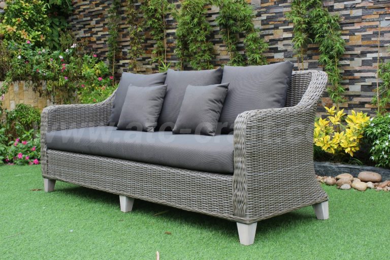 Outdoor 4 Piece Half-Round Poly Rattan Furniture Sets Rasf-121 Style 2