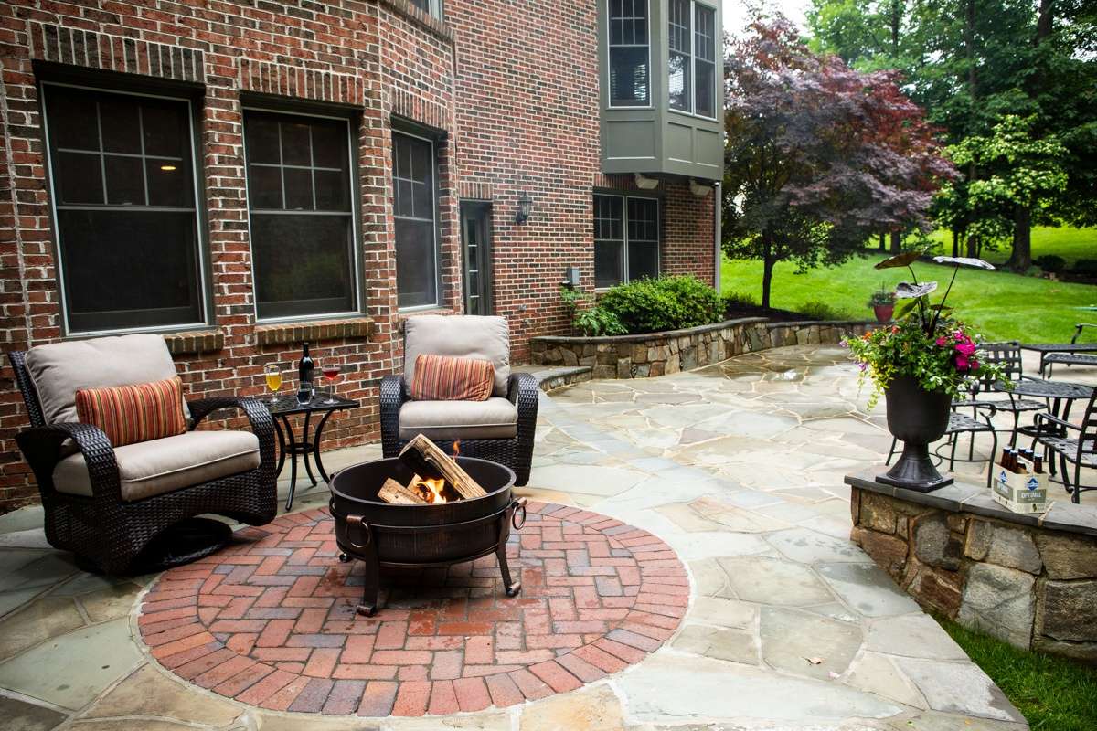 Decorative Paver Patio